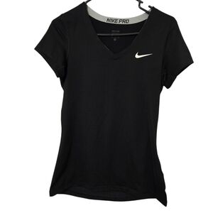 Nike Women's Black V-Neck Tee